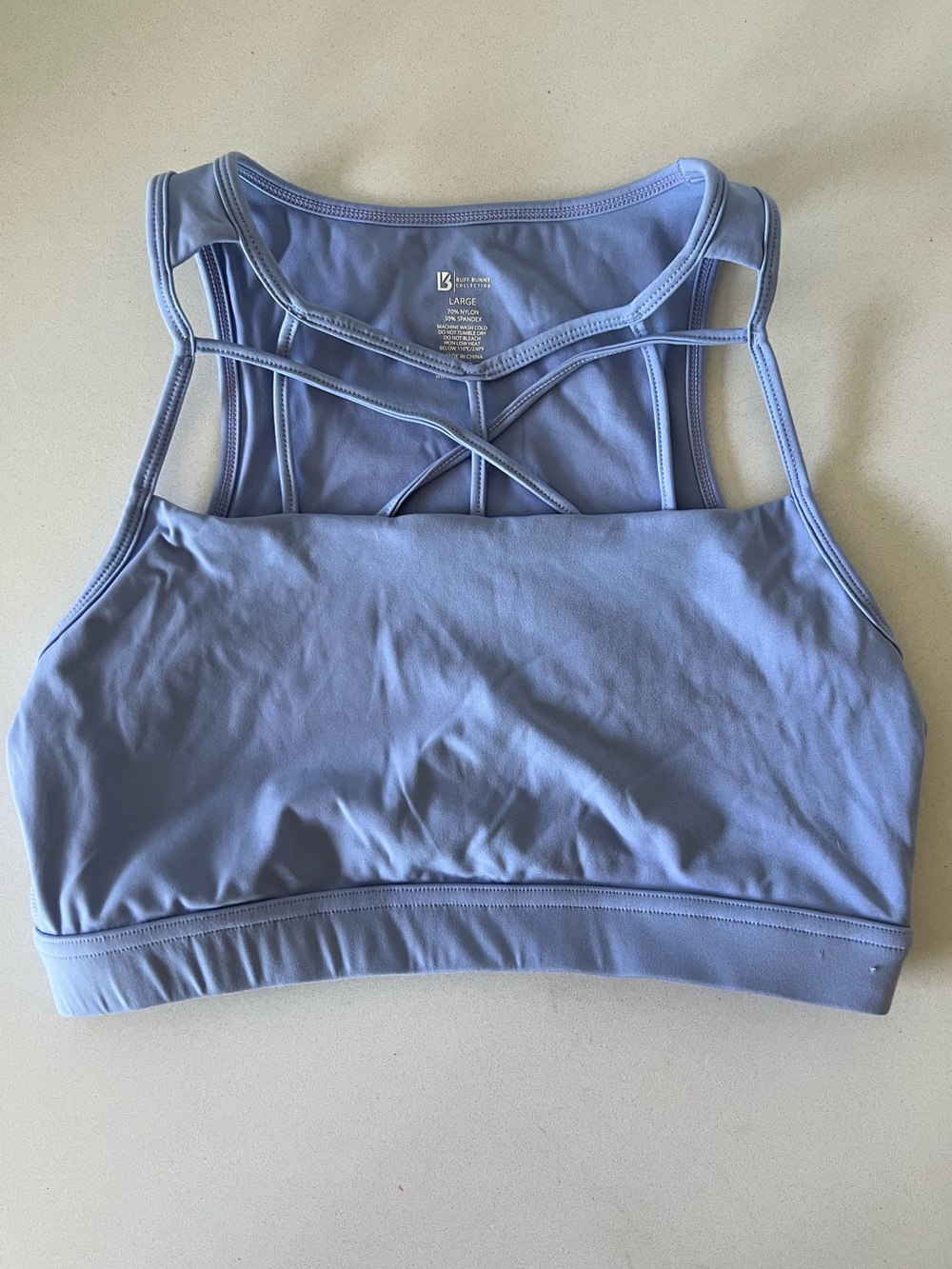 BuffBunny Collection Botanical Sports Bra Size Large